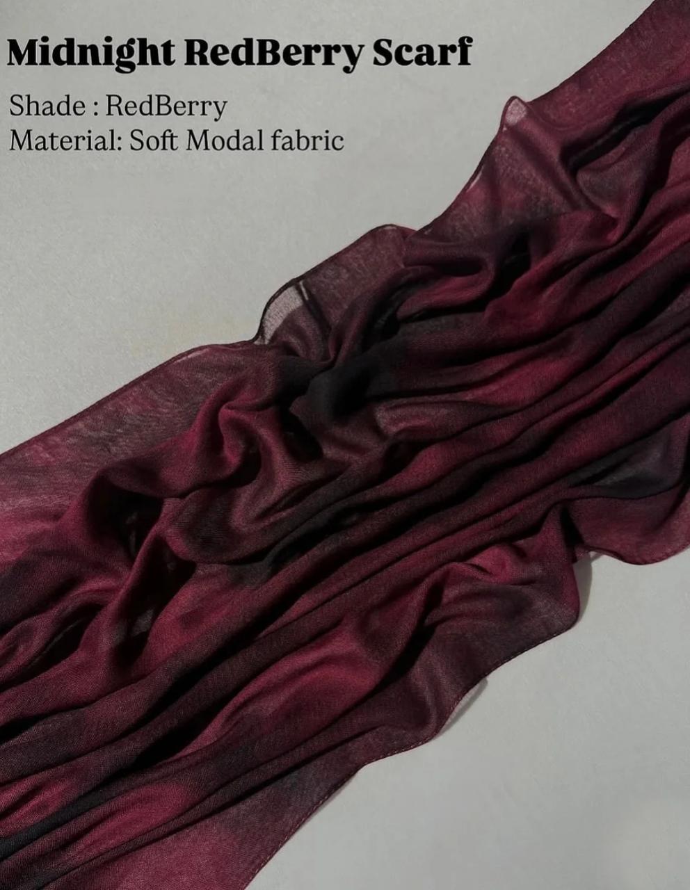 Maroon waves hijab