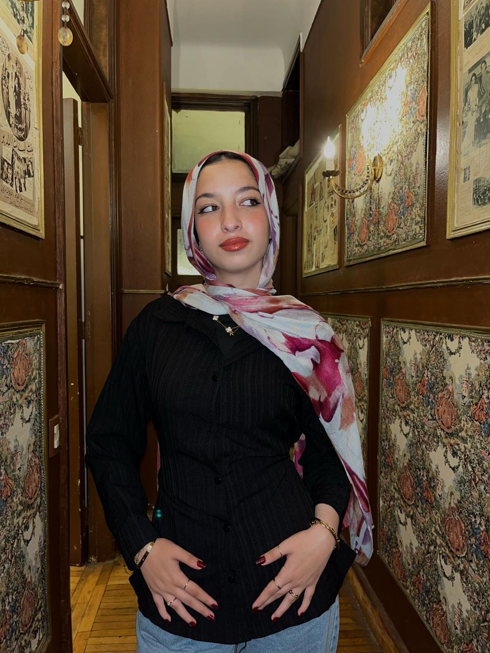 Waterfall hijab