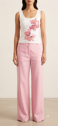 Pink Linen Pants